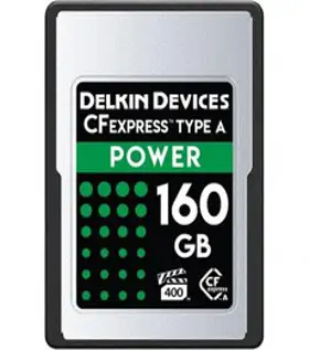 델킨디바이스 160GB 파워 CF익스프레스 타입 A VPG400 메모리카드 DCFXAPWR160, Memory Card