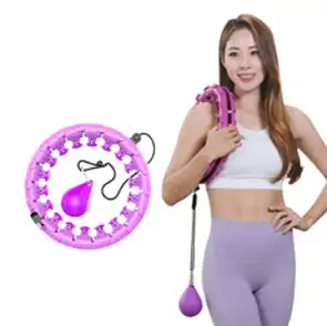 굿프렌드 신수지의 밸런스코어 스마트 훌라후프 GOOD-V10, 퍼플(PURPLE), 1.5kg