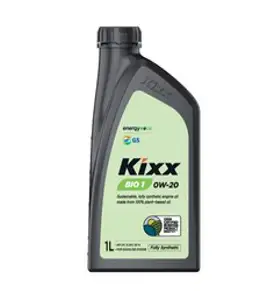 KIXX BIO 1 SP 0W20 친환경 가솔린 LPG 합성 엔진오일, 1L, 3개